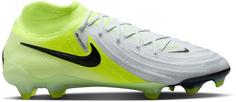 Nike PHANTOM LUNA II ELITE FG Fußballschuhe Herren metallic silver-black-volt