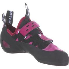 Rückansicht von La Sportiva Tarantula Kletterschuhe Damen red plum