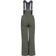 Rückansicht von CMP Salopette Skihose Kinder olive