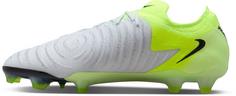 Rückansicht von Nike PHANTOM GX II ELITE FG Fußballschuhe Herren metallic silver-black-volt