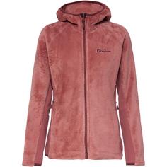 Jack Wolfskin ROTWAND Fleecejacke Damen mineral red