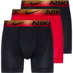 Nike ESSENTIAL MICRO Boxershorts Herren black-uni red-black w metalic gold wb