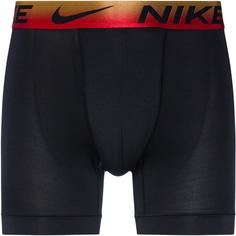 Rückansicht von Nike ESSENTIAL MICRO Boxershorts Herren black-uni red-black w metalic gold wb