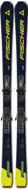 Fischer RC4 SUPERCOMP SLR + RS 10 SLR 24/25 Carving Ski - black-yello