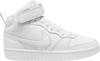 Nike Court Borough Sneaker Kinder - white-white-white