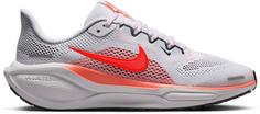 Nike AIR ZOOM PEGASUS 41 GS Laufschuhe Kinder white-bright crimson-magic ember-black