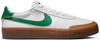 Nike COURT SHOT Sneaker Herren - white-malachite-gum light brown
