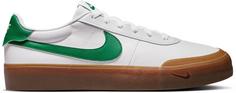 Nike COURT SHOT Sneaker Herren white-malachite-gum light brown