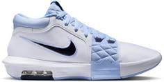 Nike LEBRON WITNESS VIII Basketballschuhe Herren white-thunder blue-aluminum