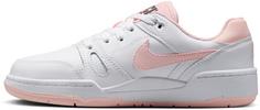 Rückansicht von Nike FULL FORCE LO GS Sneaker Kinder white-echo pink-bright mango-black