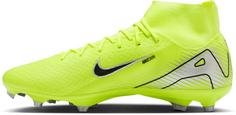 Rückansicht von Nike ZM SUPERFLY 10 ACAD FG-MG Fußballschuhe Herren volt-black