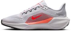 Rückansicht von Nike AIR ZOOM PEGASUS 41 GS Laufschuhe Kinder white-bright crimson-magic ember-black