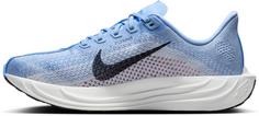 Rückansicht von Nike PEGASUS PLUS Laufschuhe Damen aluminum-black-royal pulse-white