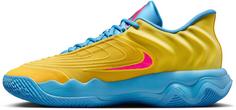 Rückansicht von Nike GIANNIS IMMORTALITY 4 Basketballschuhe Herren lightening-hyper pink-university blue