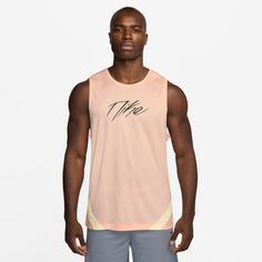 Rückansicht von Nike Starting Five Funktionstank Herren washed coral-coconut milk-black