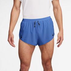 Rückansicht von Nike Aeroswift Laufshorts Herren comet blue-black
