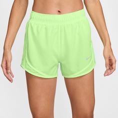 Rückansicht von Nike Tempo Laufshorts Damen barely volt-barely volt-reflective silv