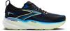 Brooks Glycerin GTS 22 Laufschuhe Herren - black-cobalt-neo yellow