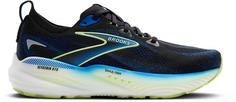 Brooks Glycerin GTS 22 Laufschuhe Herren black-cobalt-neo yellow