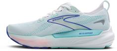 Rückansicht von Brooks Glycerin GTS 22 Laufschuhe Damen white-limpet shell-amparo blue