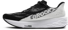 Rückansicht von Brooks Launch 11 Laufschuhe Herren black-white