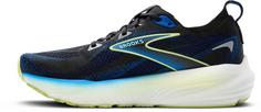 Rückansicht von Brooks Glycerin 22 Laufschuhe Herren black-cobalt-neo yellow