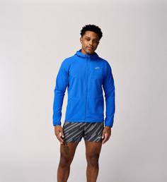 Rückansicht von Brooks Canopy Laufjacke Herren neo blue