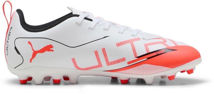 PUMA PUMA ULTRA 5 PLAY MG Jr Fu&szlig;ballschuhe Kinder - puma white-puma black-glowing red - 0 | SportScheck