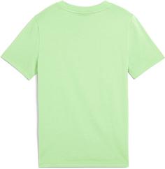 Rückansicht von PUMA ESSENTIALS No. 1 Logo T-Shirt Kinder spring fern