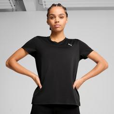 Rückansicht von PUMA Train All Day Funktionsshirt Damen black