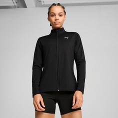 Rückansicht von PUMA Strong Funktionsjacke Damen black