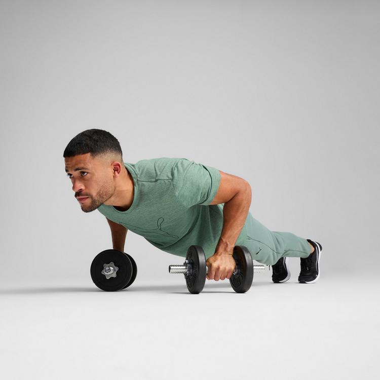 PUMA PUMA Train All Day T-Shirt Herren - green moon heather - 2 | SportScheck