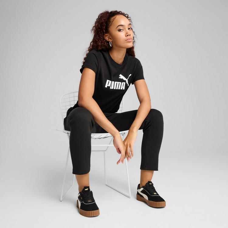 PUMA PUMA Essential Logo T-Shirt Damen - black - 2 | SportScheck