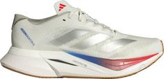 adidas ADIZERO BOSTON 12 Laufschuhe Damen core white-matte silver-pure ruby