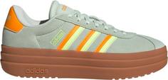 adidas VL COURT BOLD Sneaker Damen linen green-crew orange-hi-res yellow