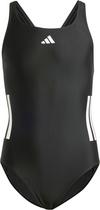 adidas 3S BLD Badeanzug M&auml;dchen - black-white