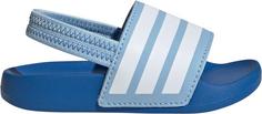 adidas ADILETTE ESTRAP Sandalen Kinder clear sky-ftwr white-bright royal