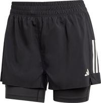 adidas OWN THE RUN 2in1 Funktionsshorts Damen - black