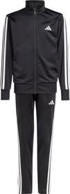adidas 3 STRIPES Trainingsanzug Kinder - black-white