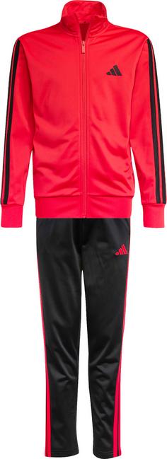 adidas 3 STRIPES Trainingsanzug Kinder pure ruby-black