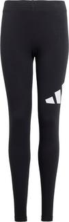 adidas BIG LOGO Leggings M&auml;dchen - black-white
