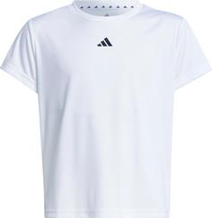 adidas TRAIN ESSENTIALS Funktionsshirt Kinder white-black