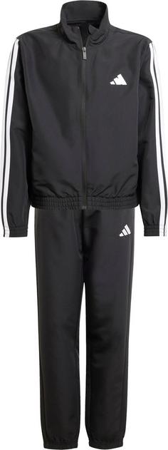 adidas 3 STRIPES Trainingsanzug Kinder black-white