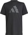 adidas TRAIN ESSENTIALS CAMO Funktionsshirt Jungen - black