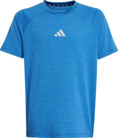 adidas FAVORITE Funktionsshirt Kinder bright cyan-royal blue-silver