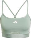 adidas HYGLM BRALETTE BH Damen - silver green