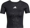 adidas TF PRINT Croptop Damen - black