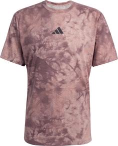 adidas POWER AOP Funktionsshirt Herren warm clay-black