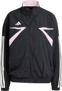adidas Tiro Nylonjacke Damen - black-true pink-white