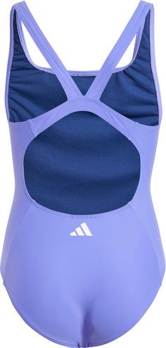 Rückansicht von adidas 3S MID SUIT GY Badeanzug Kinder cobalt blue-white